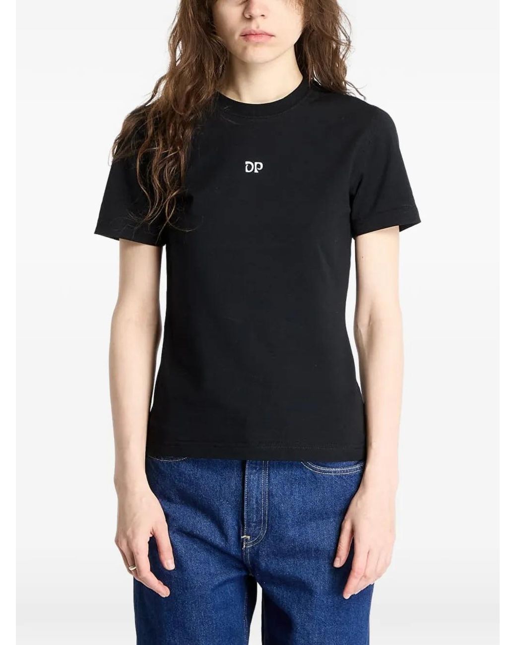 Daily Paper Black Logo-Print T-Shirt for men