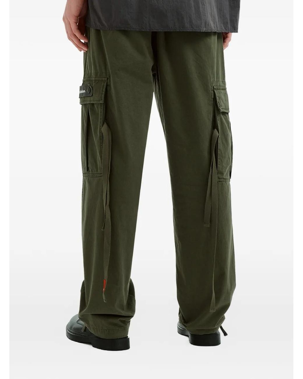 Izzue Green Pantalon À Poches Cargo for men
