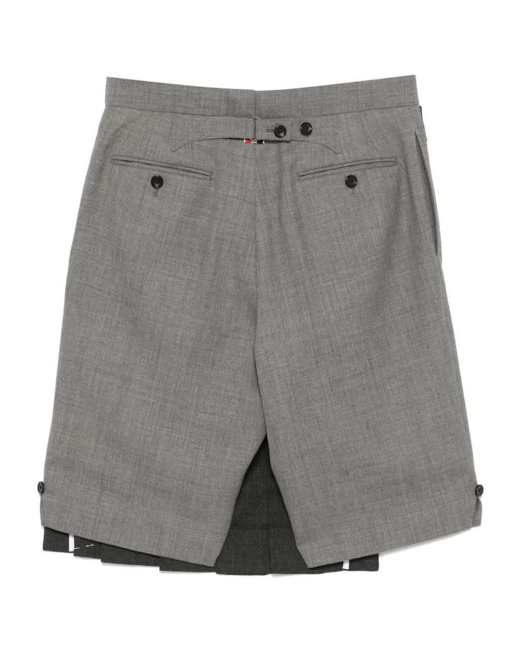 Thom Browne Black Adjustable-Strap Skort for men