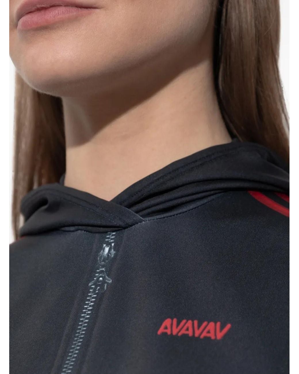 Adidas Blue X Avavav Logo-Print Hoodie
