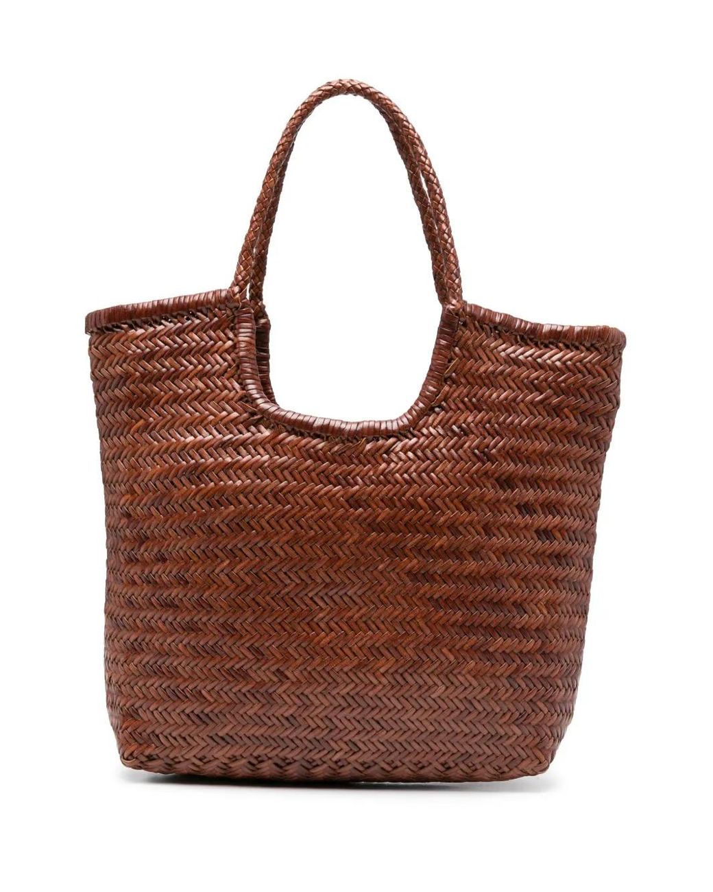 Borsa Tote Ns Diagonal Triple Jump di Dragon Diffusion in Brown