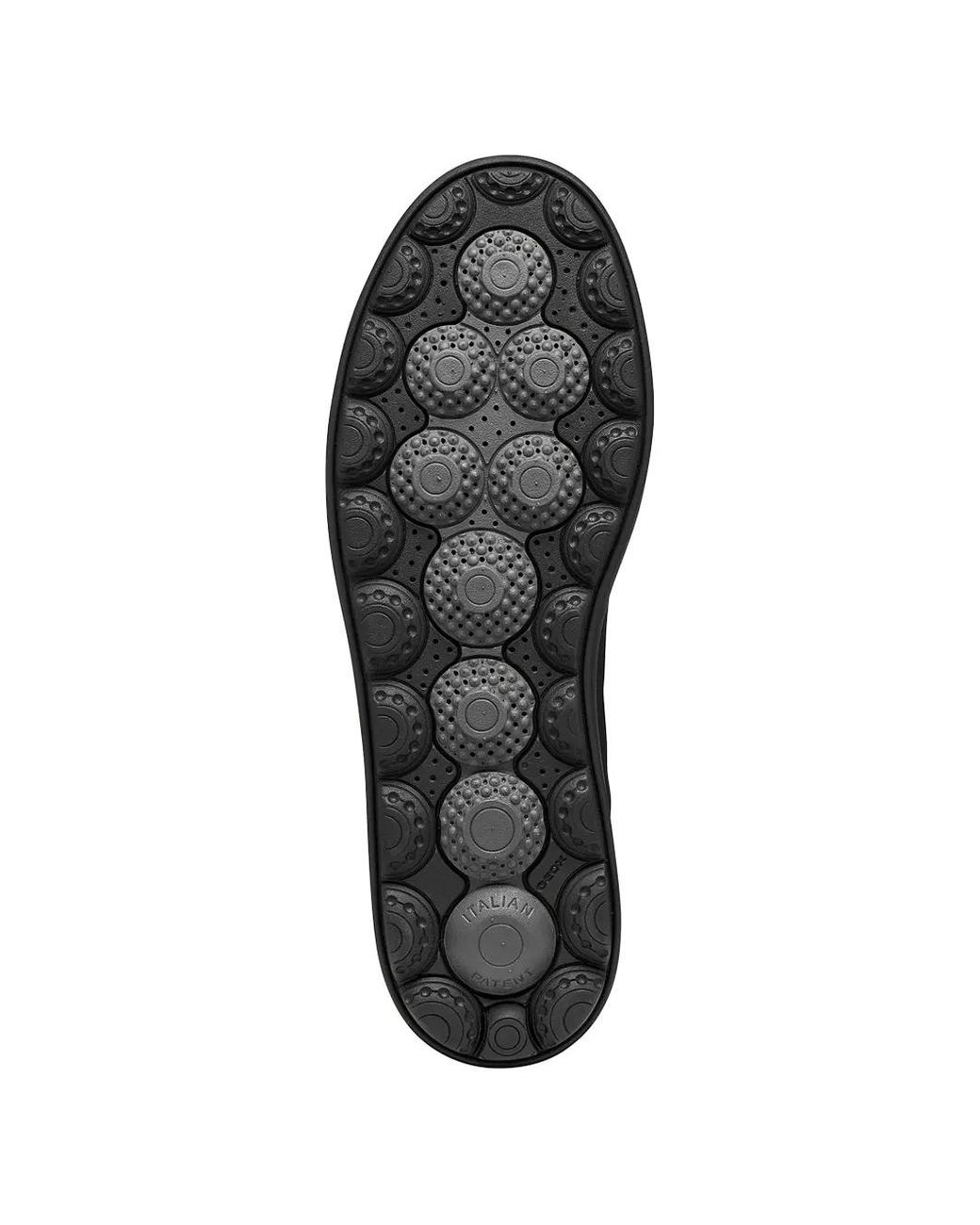 Geox Black Spherica Ecub-1 Lace-Up Sneakers for men