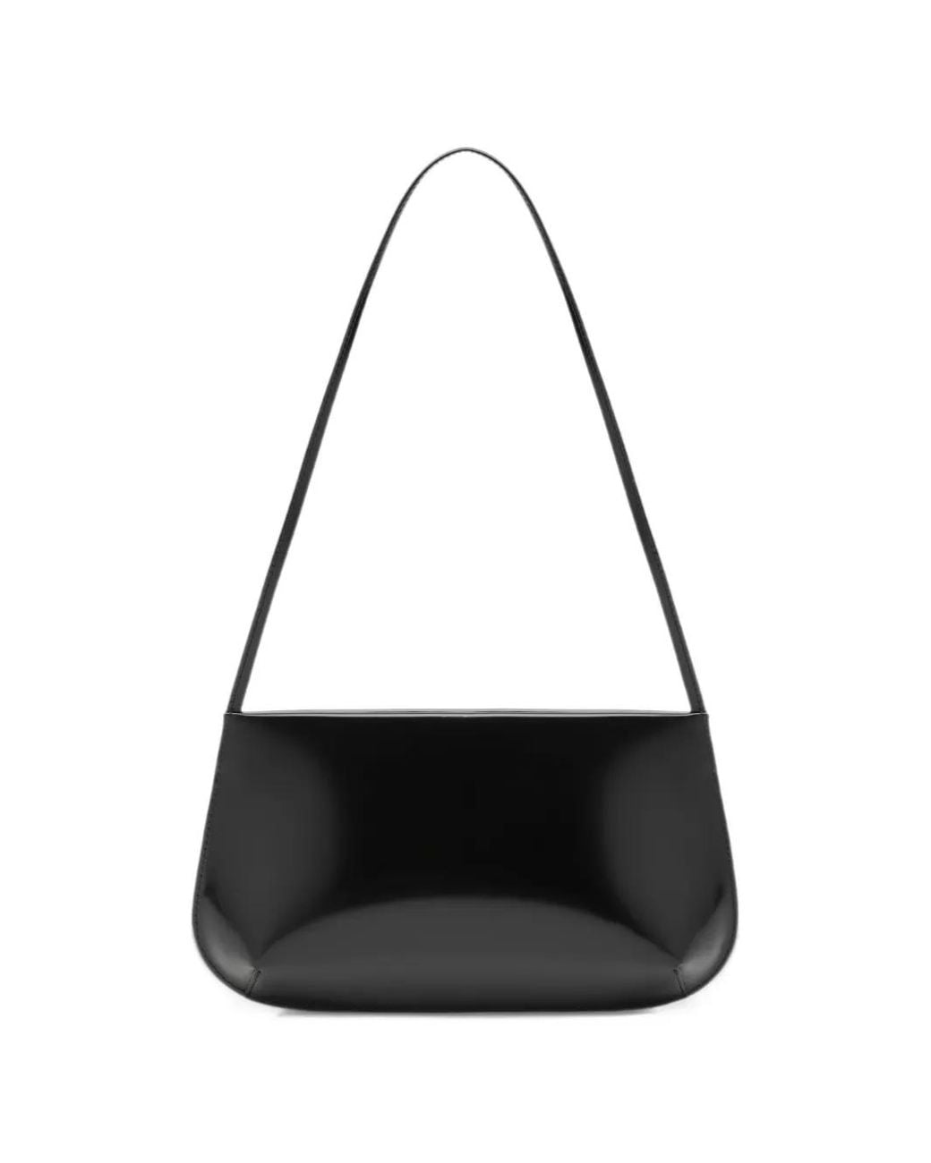 Faune Sign Faune Bra Polished Leather Tote Bag in Black | Lyst