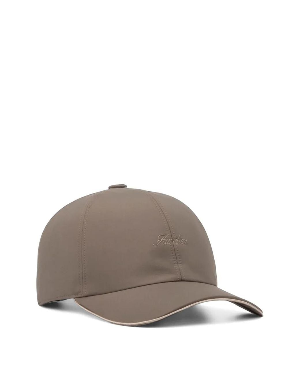 Aurélien Brown Logo-Embroidered Technical Baseball Cap for men