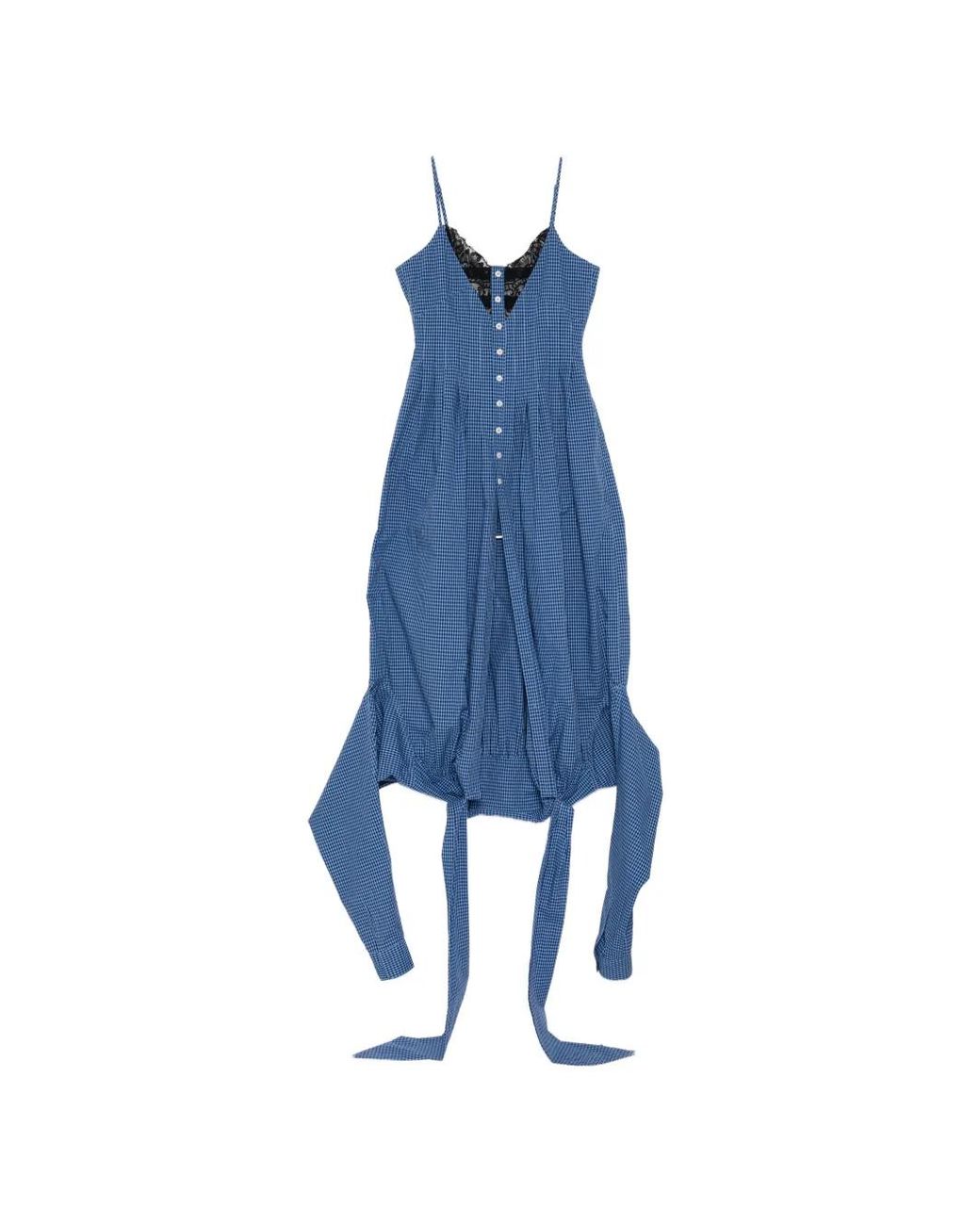 BONBOM Blue Checked Shirt