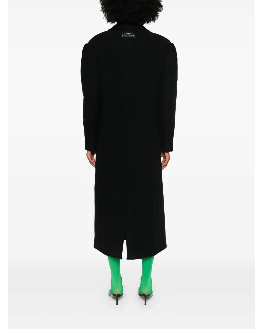 MSGM Wollen Jas in het Black