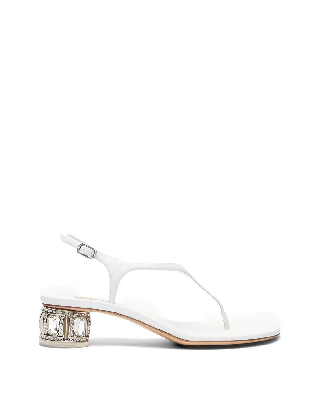 Casadei White Belle Epoque Sandals