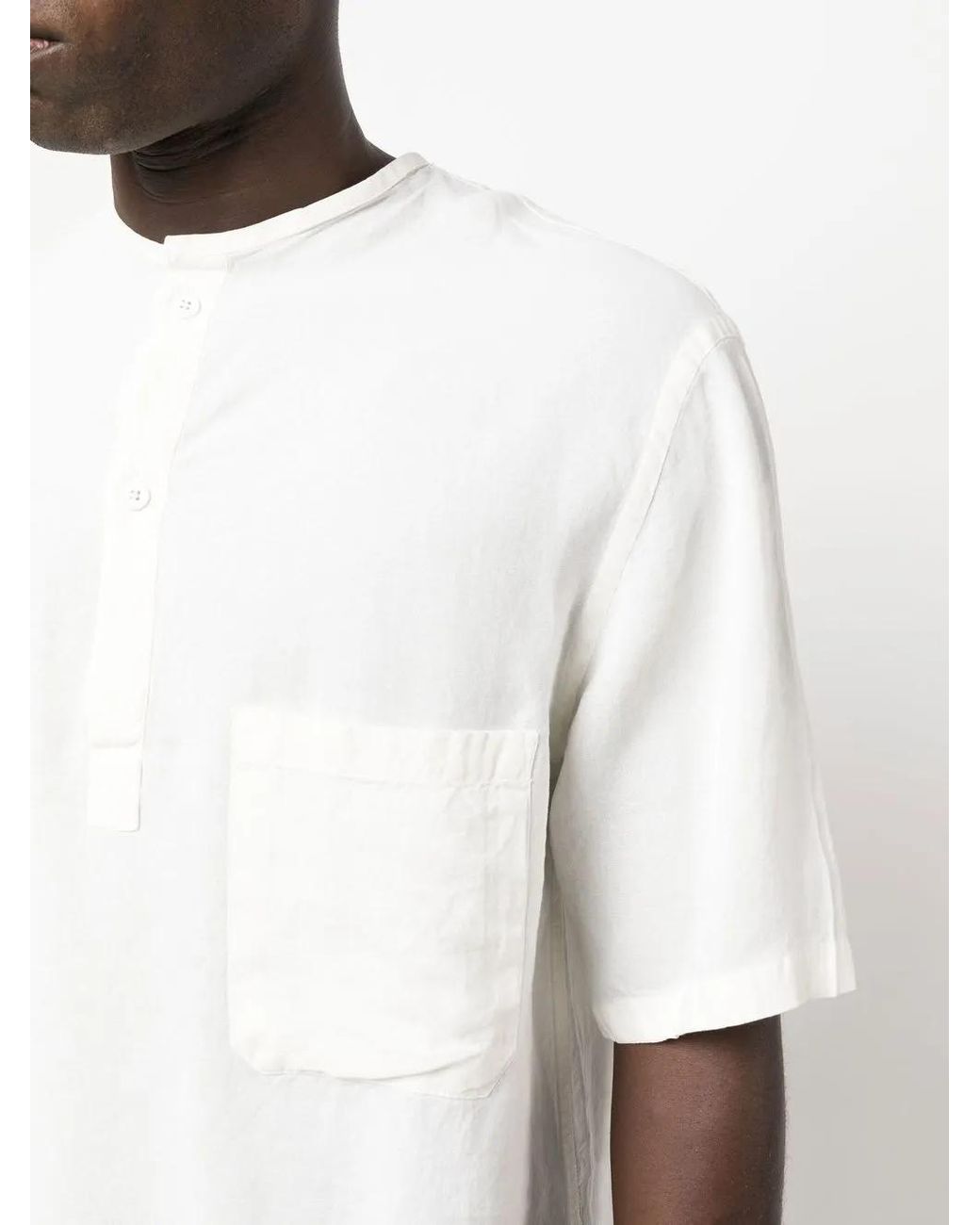 Costumein White Short Sleeve T-Shirt for men