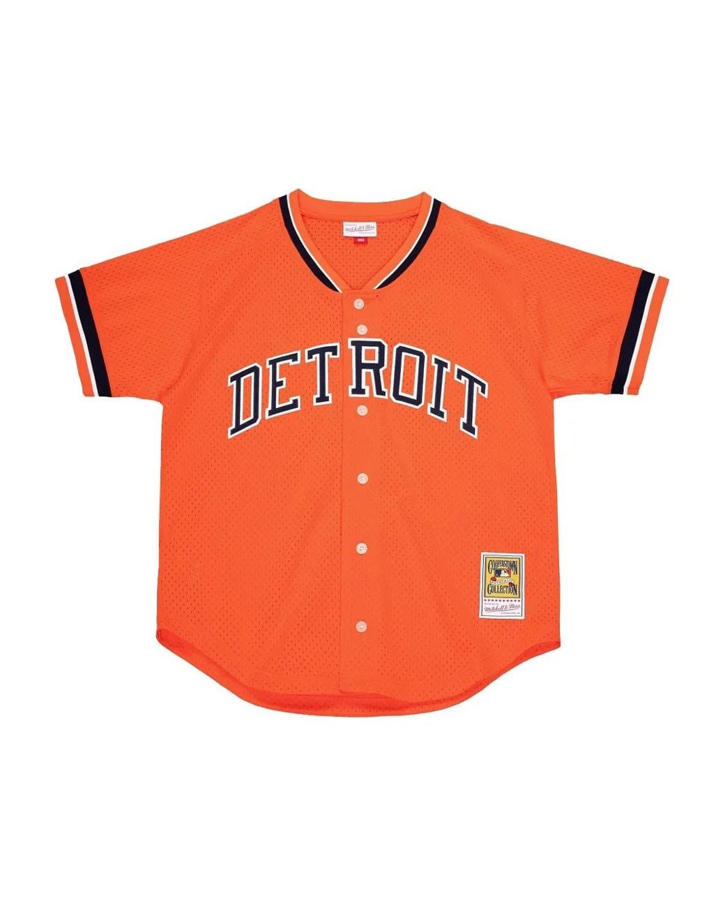 Mitchell & Ness Orange Mlb Tigers 1993 Kirk Gibson Shirt for men