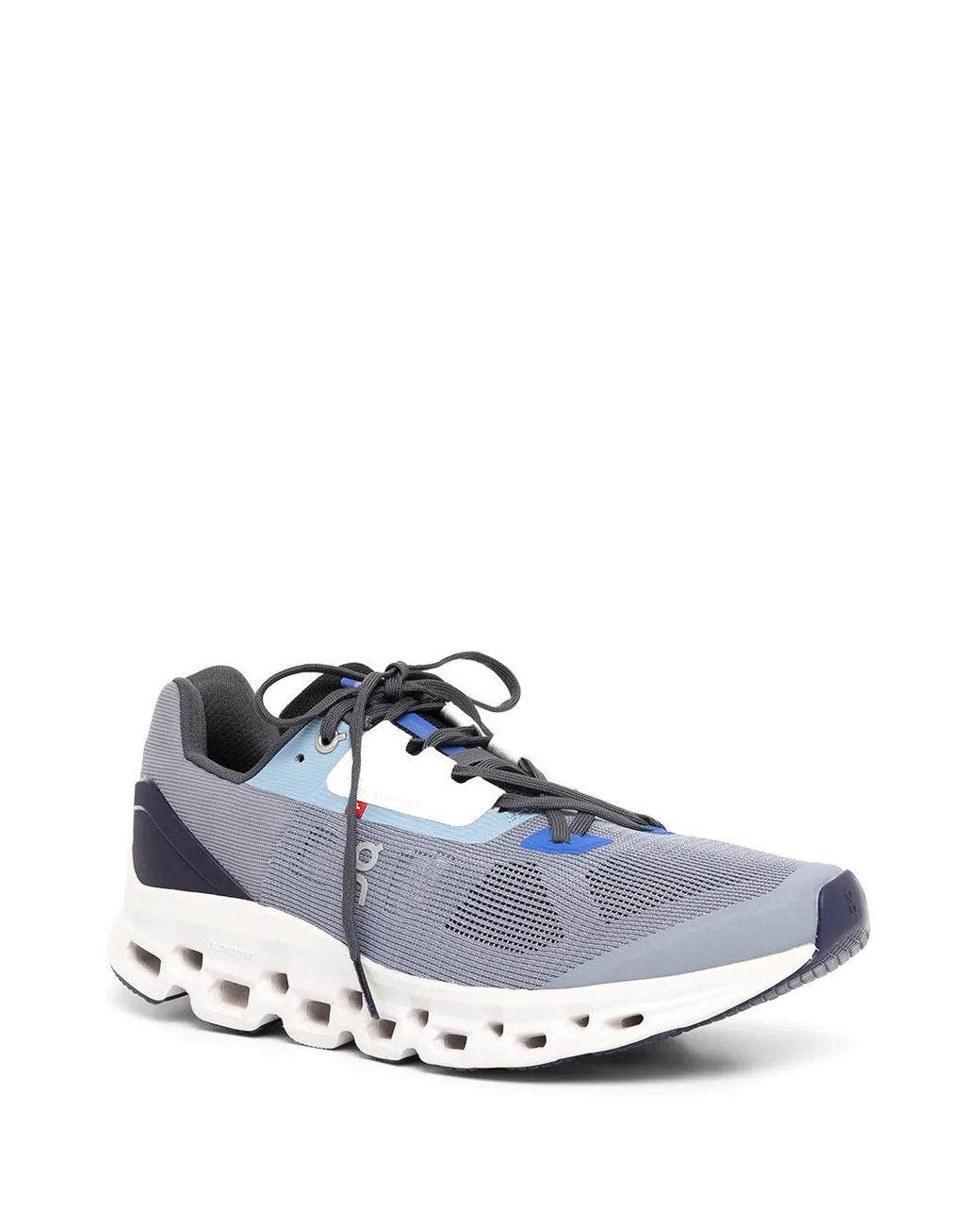 On Shoes White Cloudstratus Running Sneakers for men