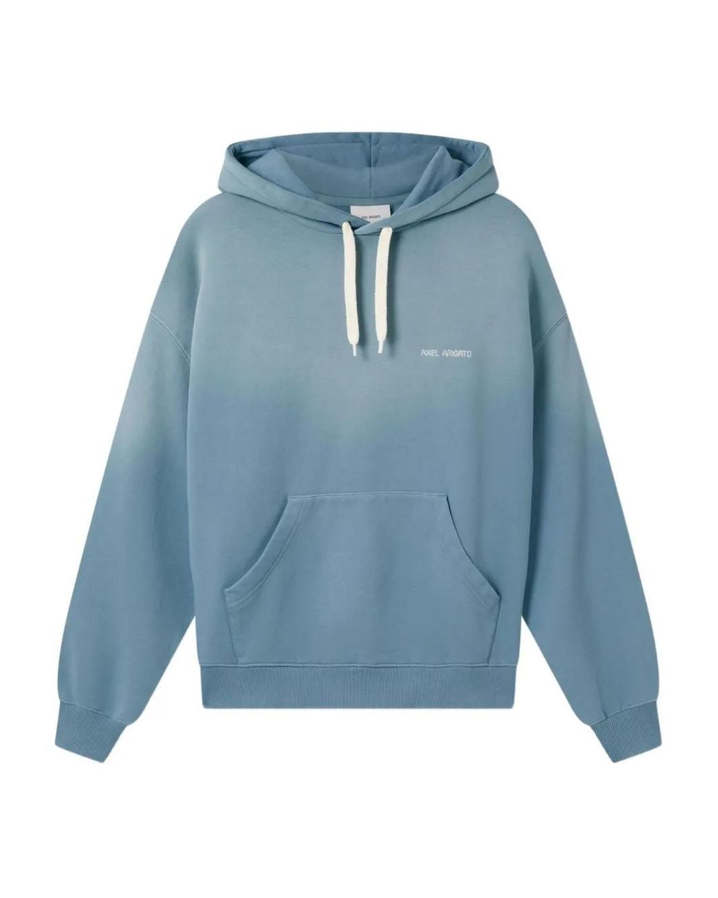 Axel Arigato Blue Logo-Embroidered Hoodie for men