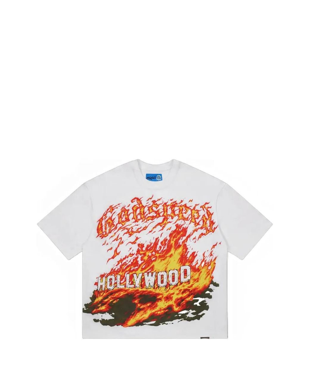 Godspeed White Hollywood Inferno Ii Graphic-Print T-Shirt for men