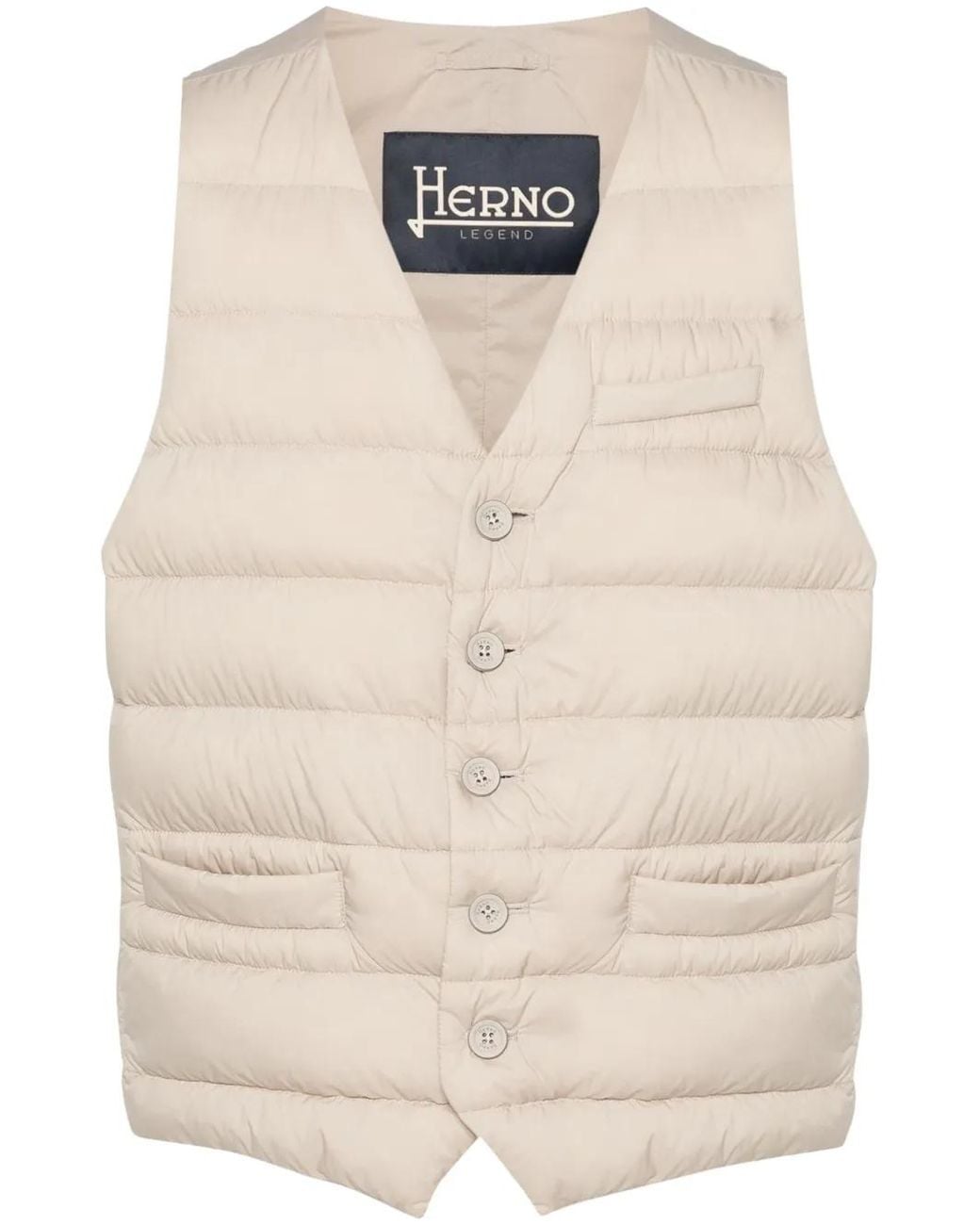 Herno Natural Il Panciotto Down Vest for men