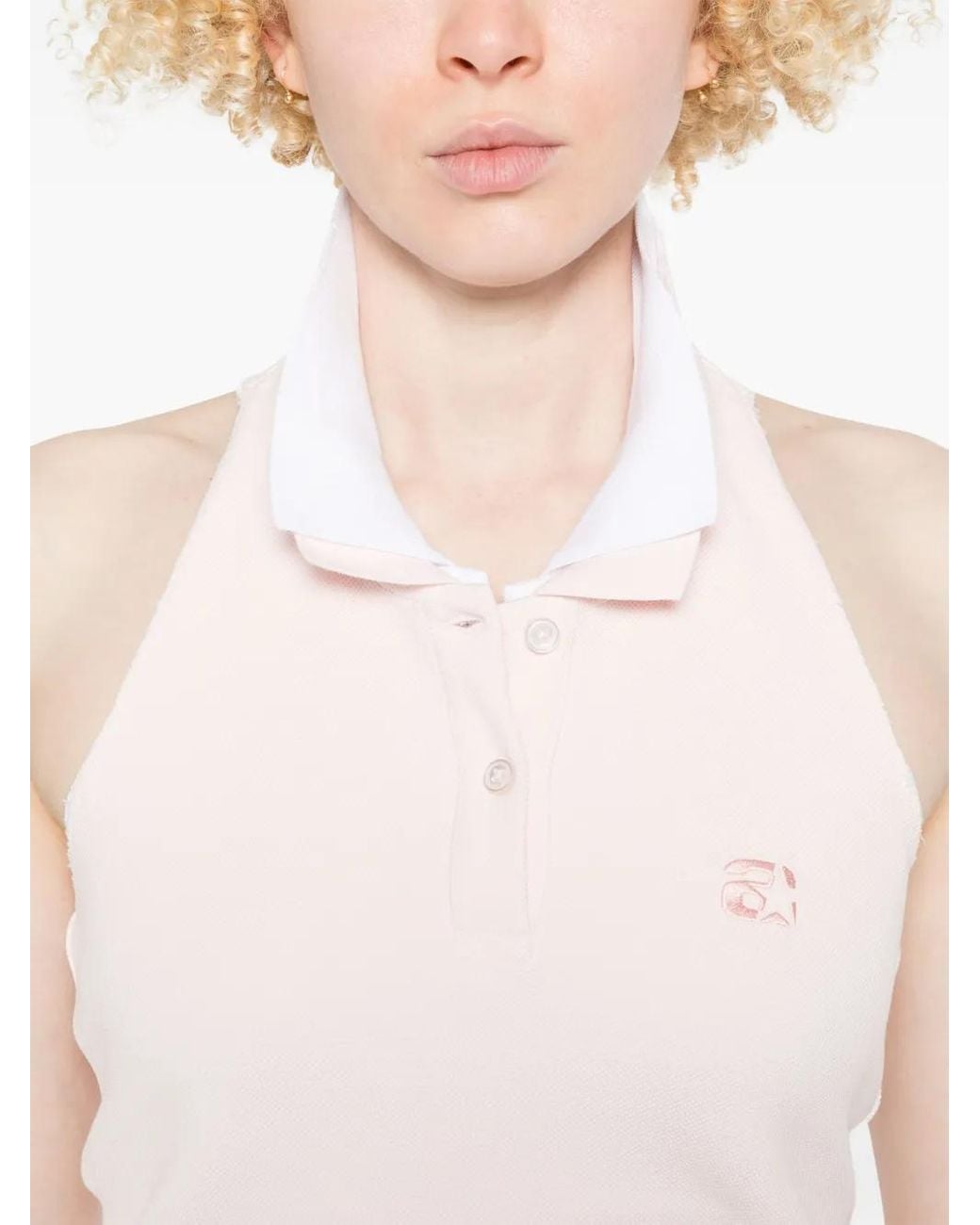 Alexander Wang Gelaagde Haltertop in het Pink
