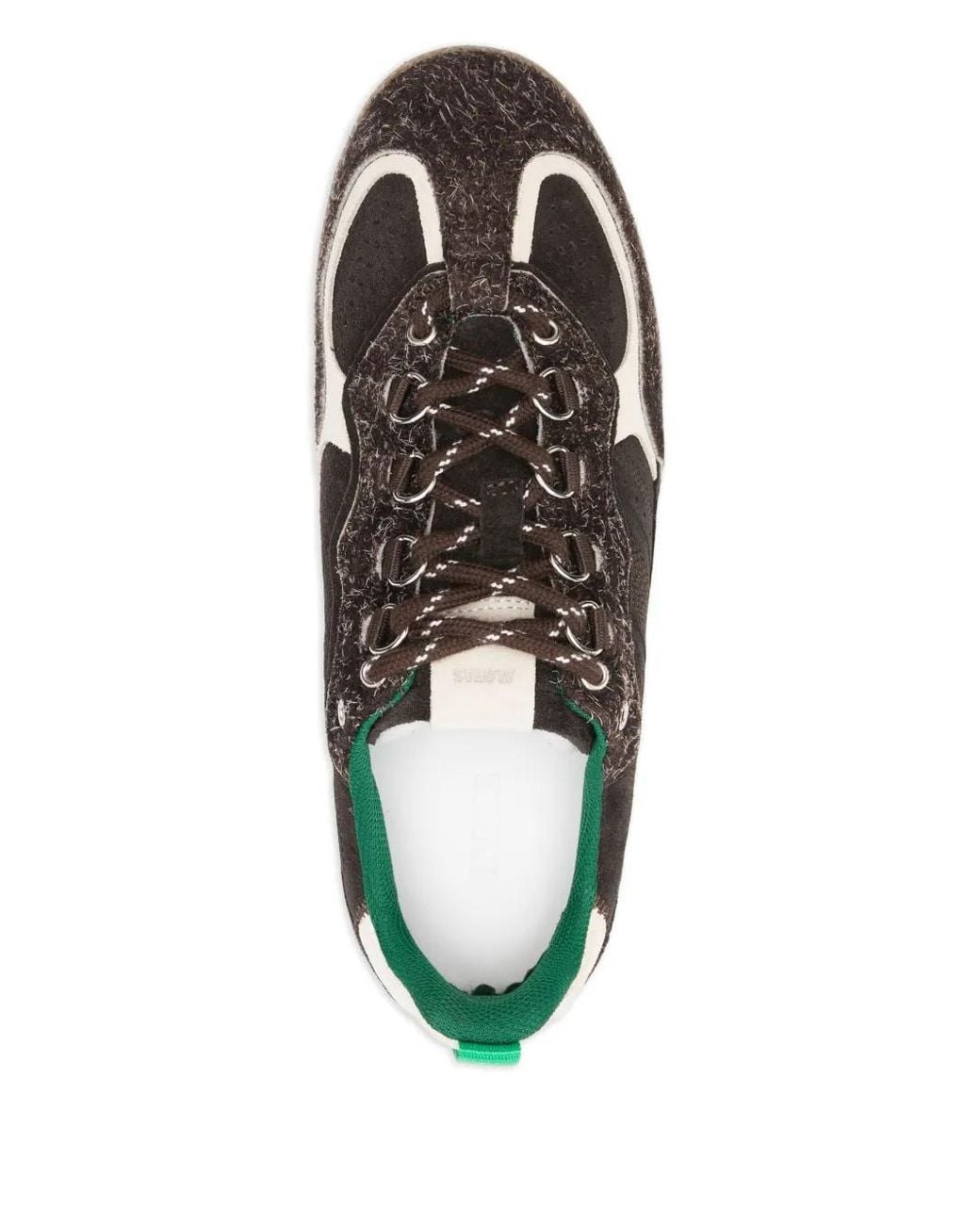 Alohas Black Tb.490 Rife Suede-Panelled Leather Sneakers