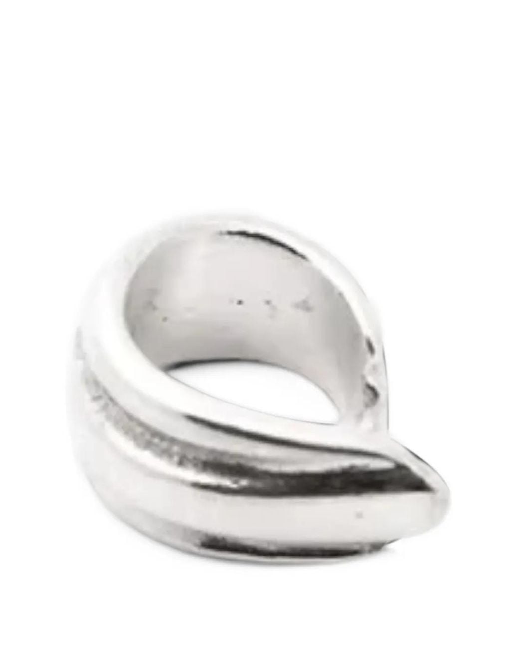 Salvárea White Anclaje Ear Cuff