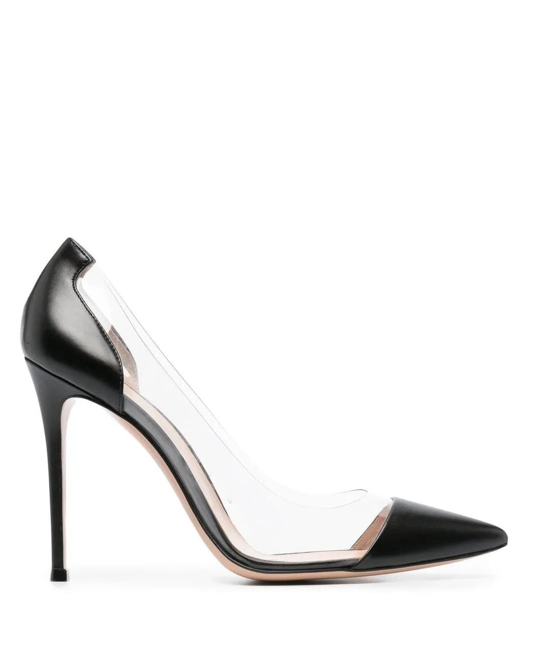 Gianvito Rossi Metallic Plexi 105Mm Transparent Pumps