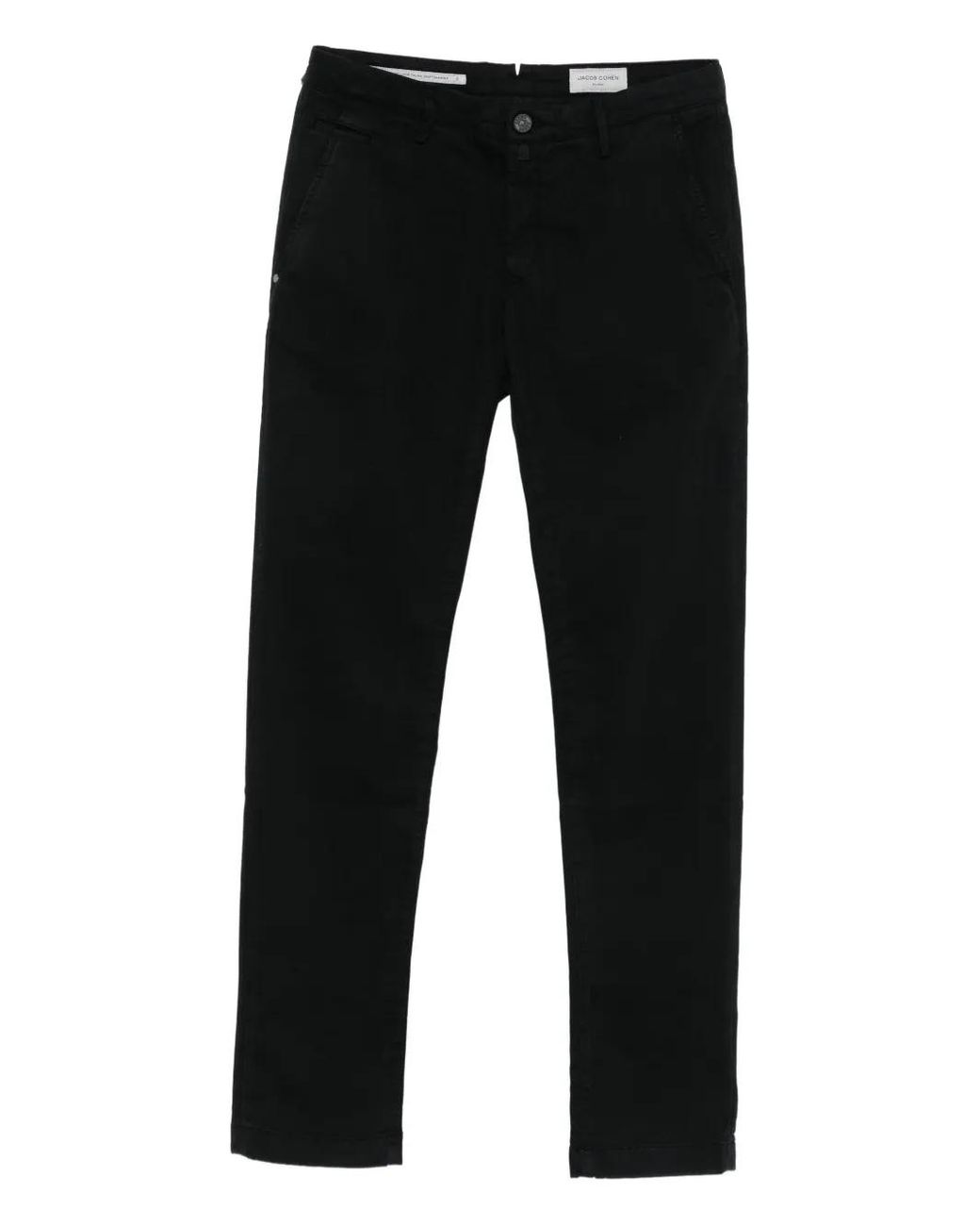 Jacob Cohen Black Slim-Fit Trousers for men