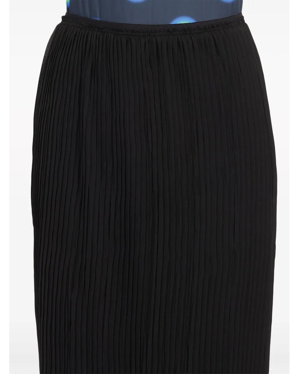 MM6 by Maison Margiela Black Maxi Skirts