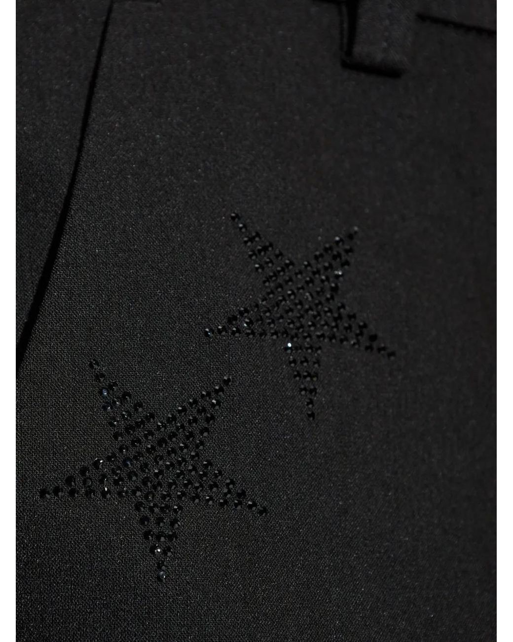 Zadig & Voltaire Black Logo Embellished Mid-Rise Skinny Trousers