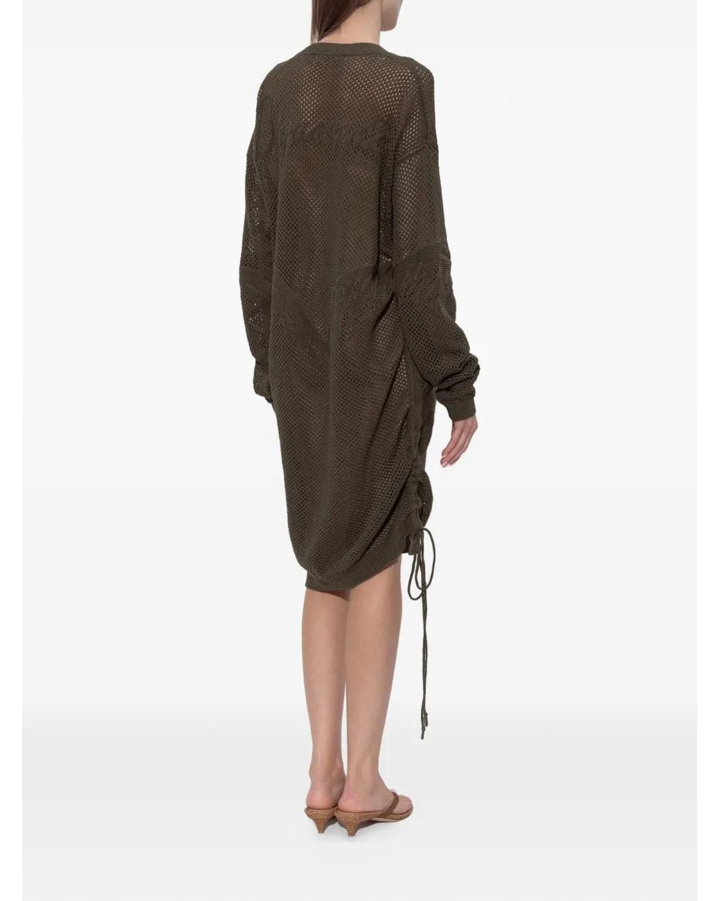 DSquared² Brown Cotton Dress