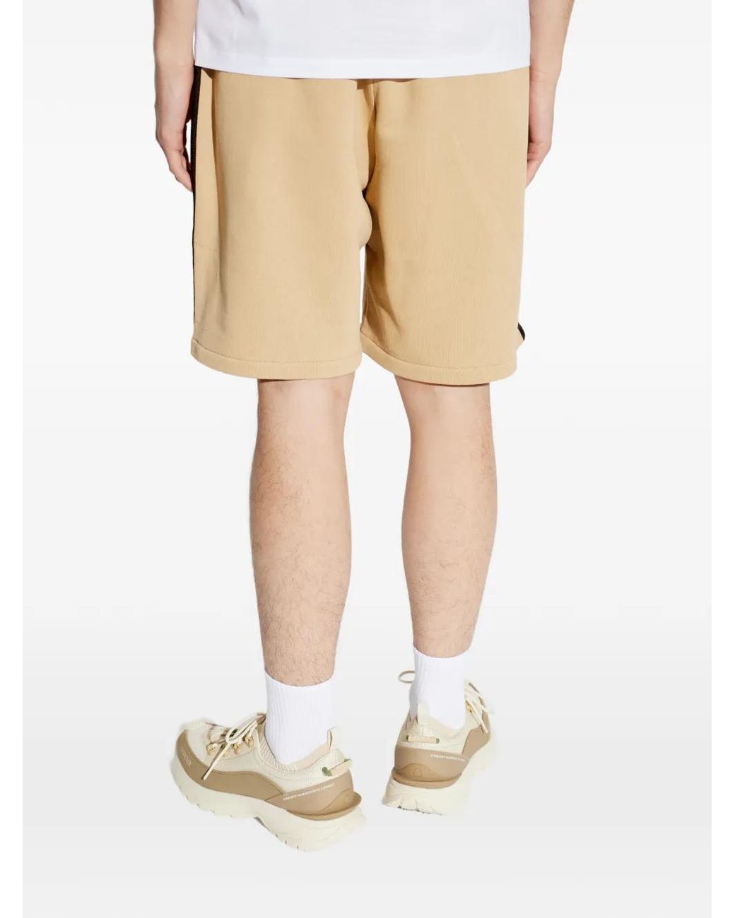 Moncler Natural Short Rayé À Lien De Resserrage for men