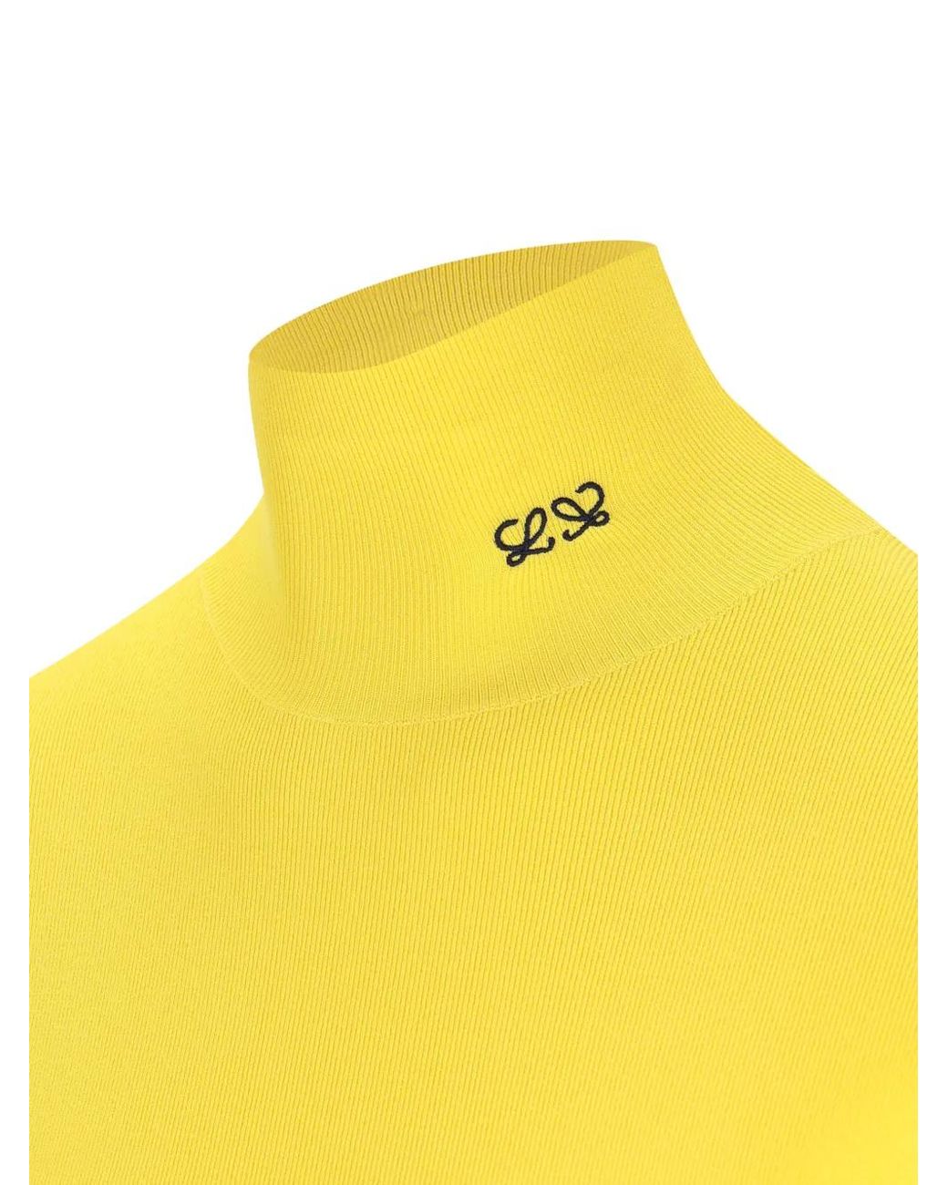 Loewe Yellow Pull À Col Montant