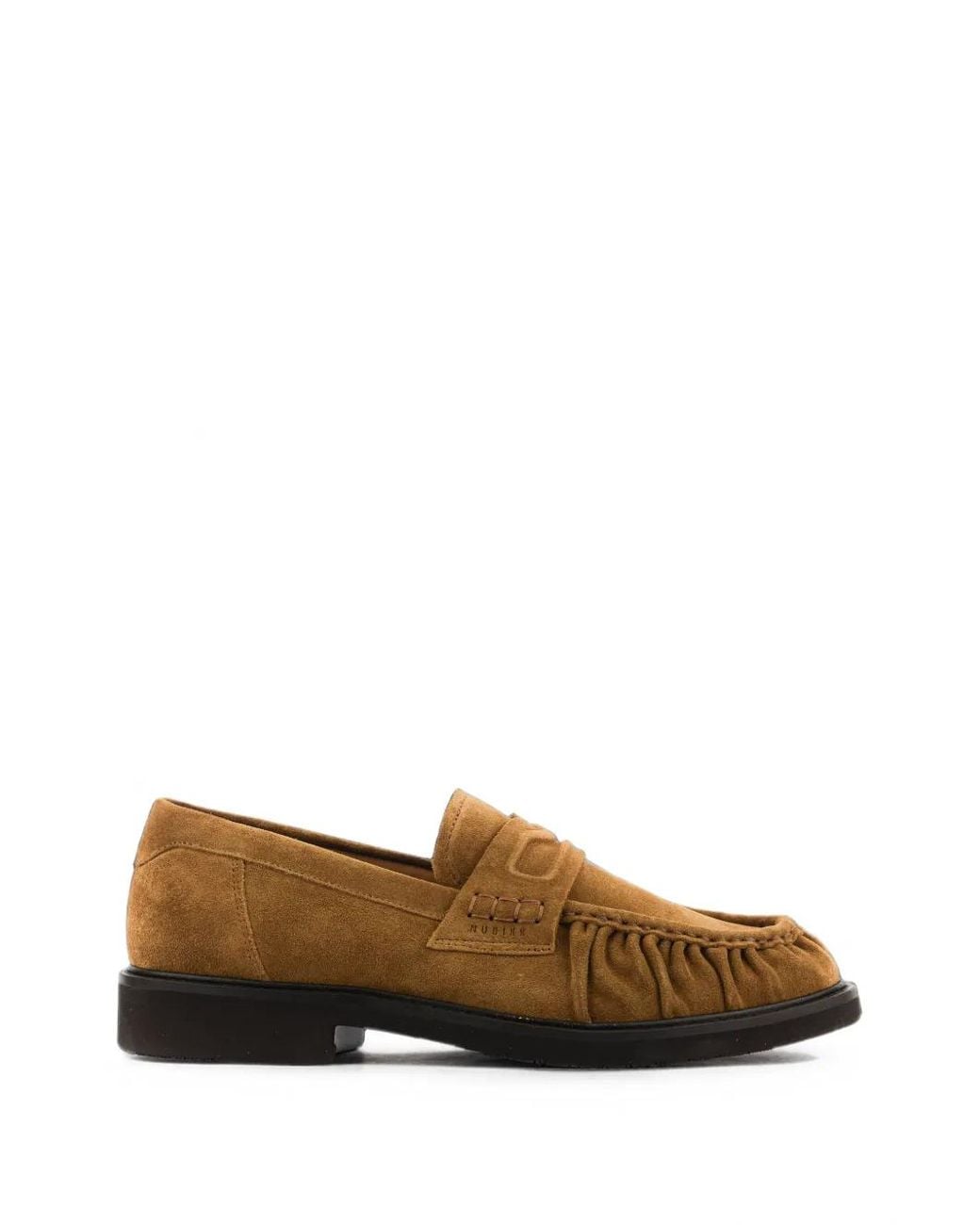 Nubikk Brown Jones Mio Suede Loafers for men