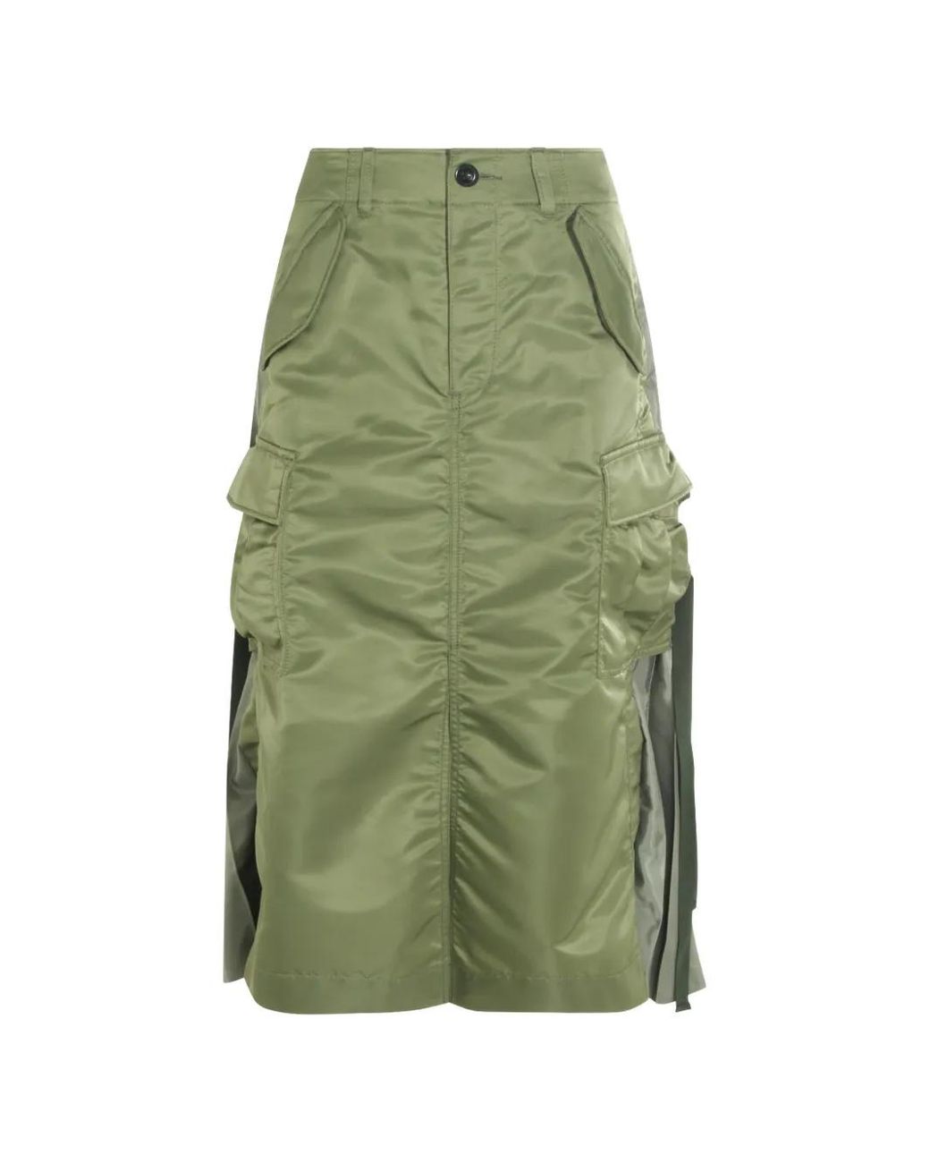 Sacai Midi-Plooirok in het Green