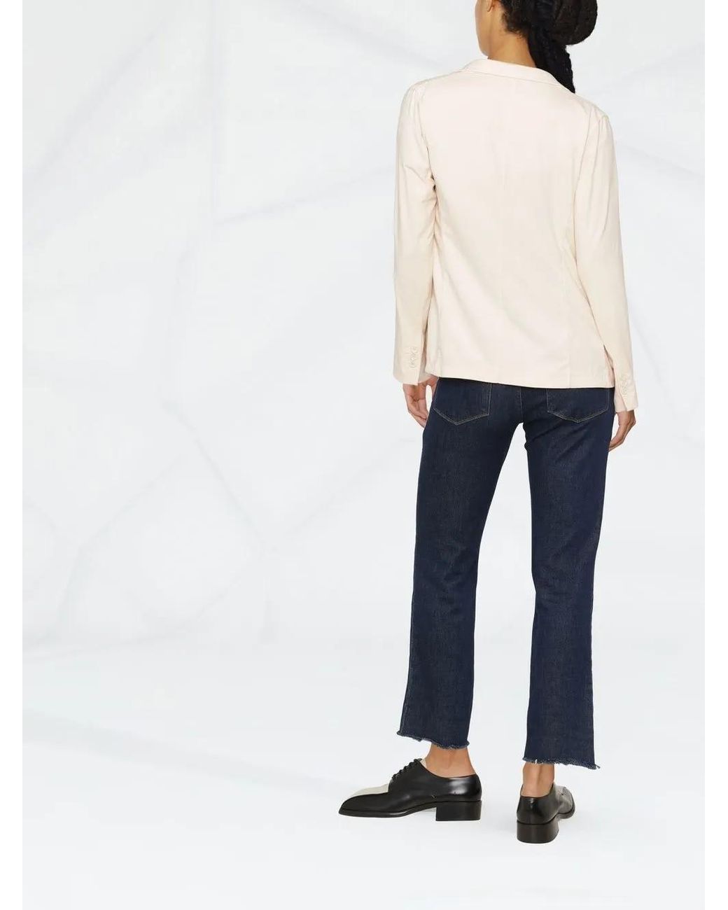 Circolo 1901 Natural Single-Breasted Blazer