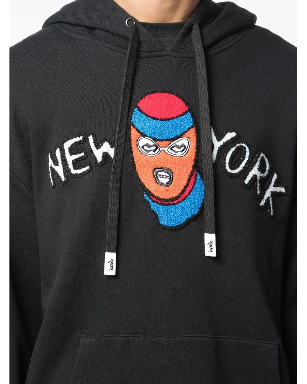 Haculla Black New York Robber Hoodie for men