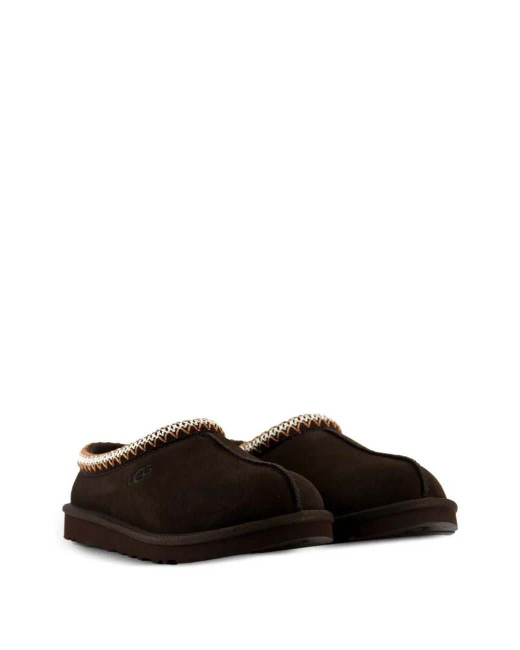 Ugg Brown Tasman Leather Slippers for men
