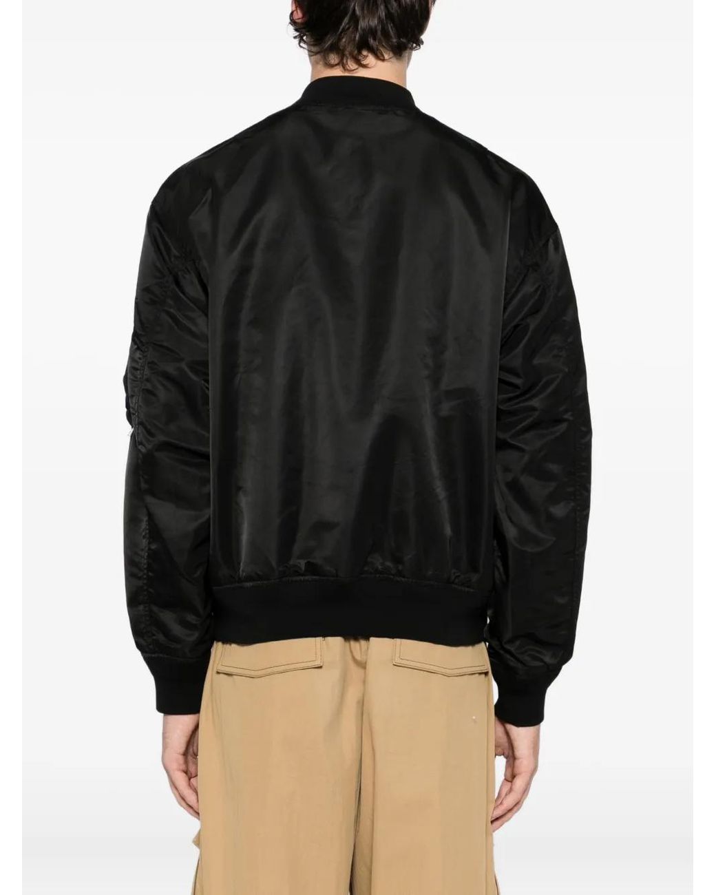 Aape By A Bathing Ape Black Logo Bomber Jacket for men