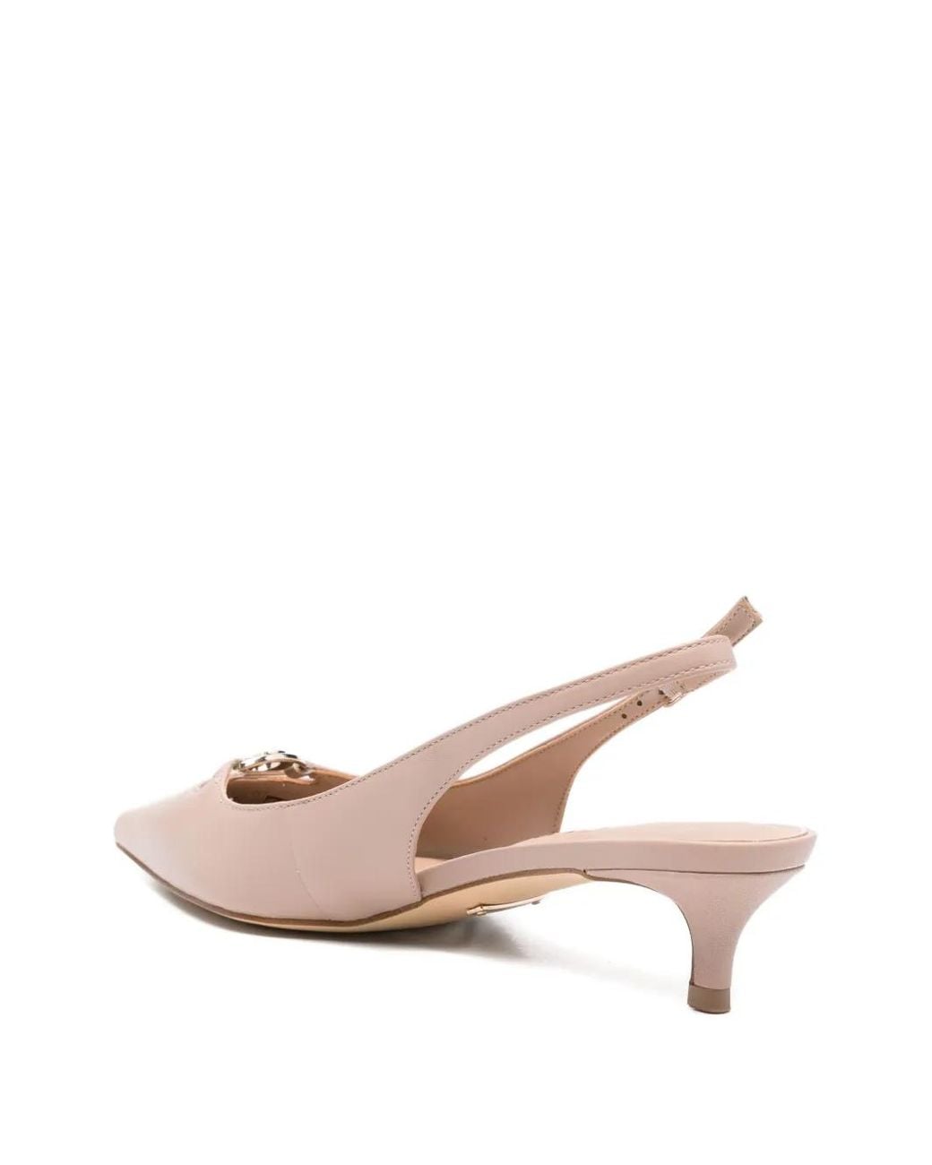 Guess Pink Slingback Kitten-Heel Pumps