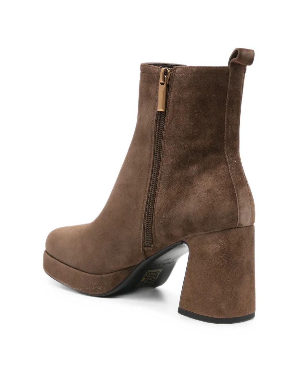 Bruno Premi Brown Platform Ankle Boots