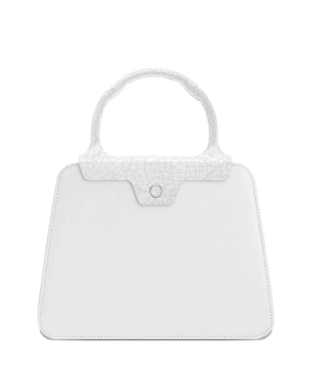 Jeffrey Levinson White Andie Tote Bag