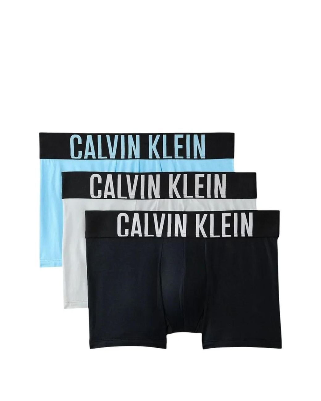 Calvin Klein Black Logo-Waistband Boxers (Set Of Three) for men