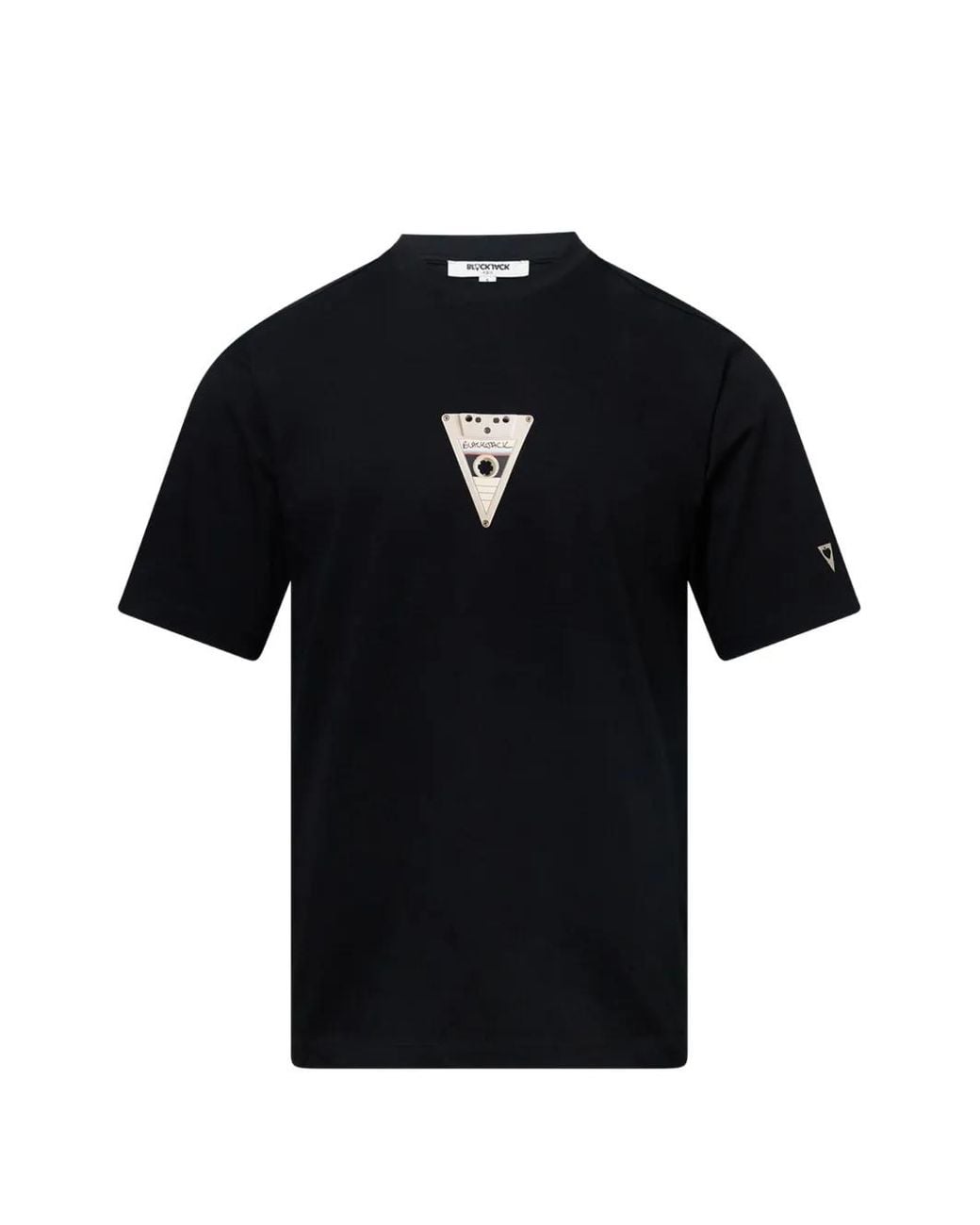 Black Jack Jewelry Black Cassette-Print T-Shirt