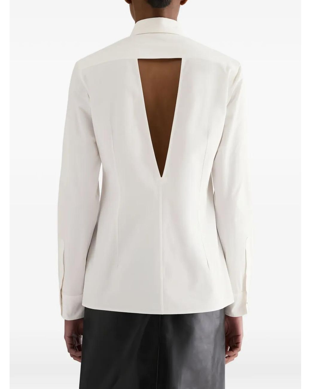 Jil Sander White Cotton Shirt