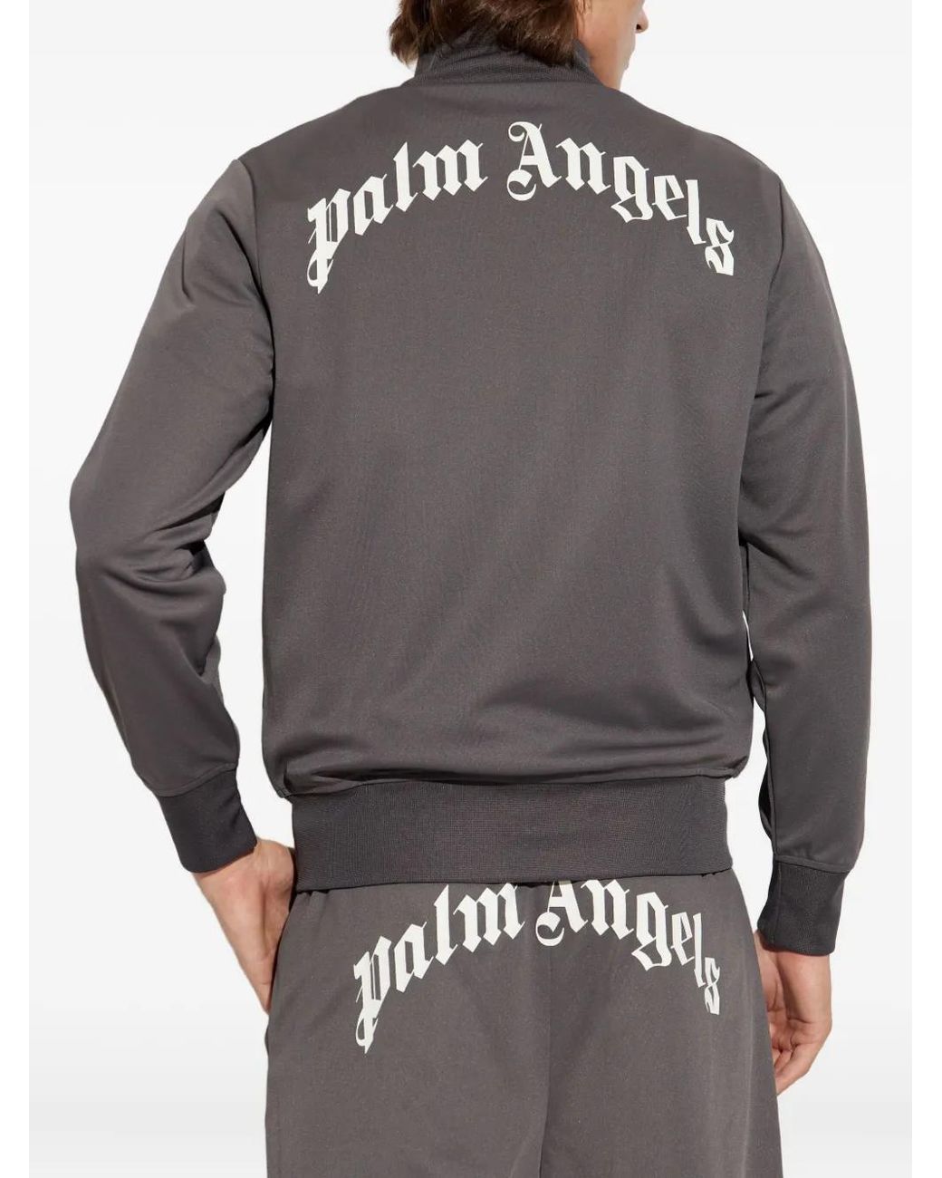 Palm Angels Gray Zip-Throughs for men