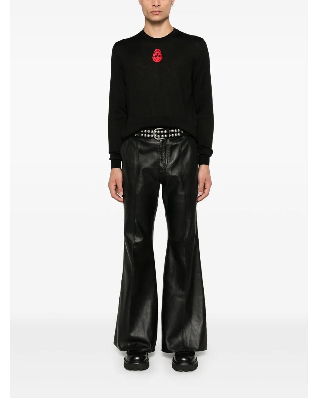 McQueen Black Sweaters for men
