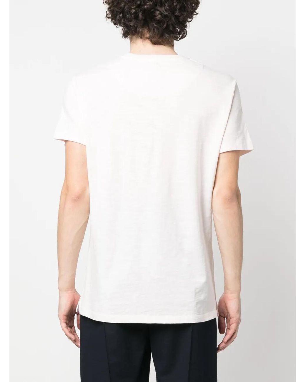 Orlebar Brown White Chest-Pocket Cotton T-Shirt for men