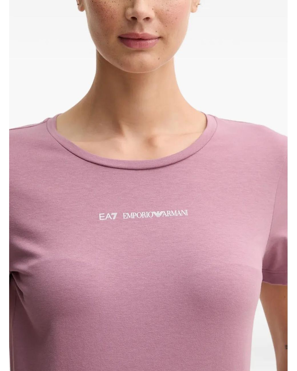 EA7 Pink Logo T-Shirt