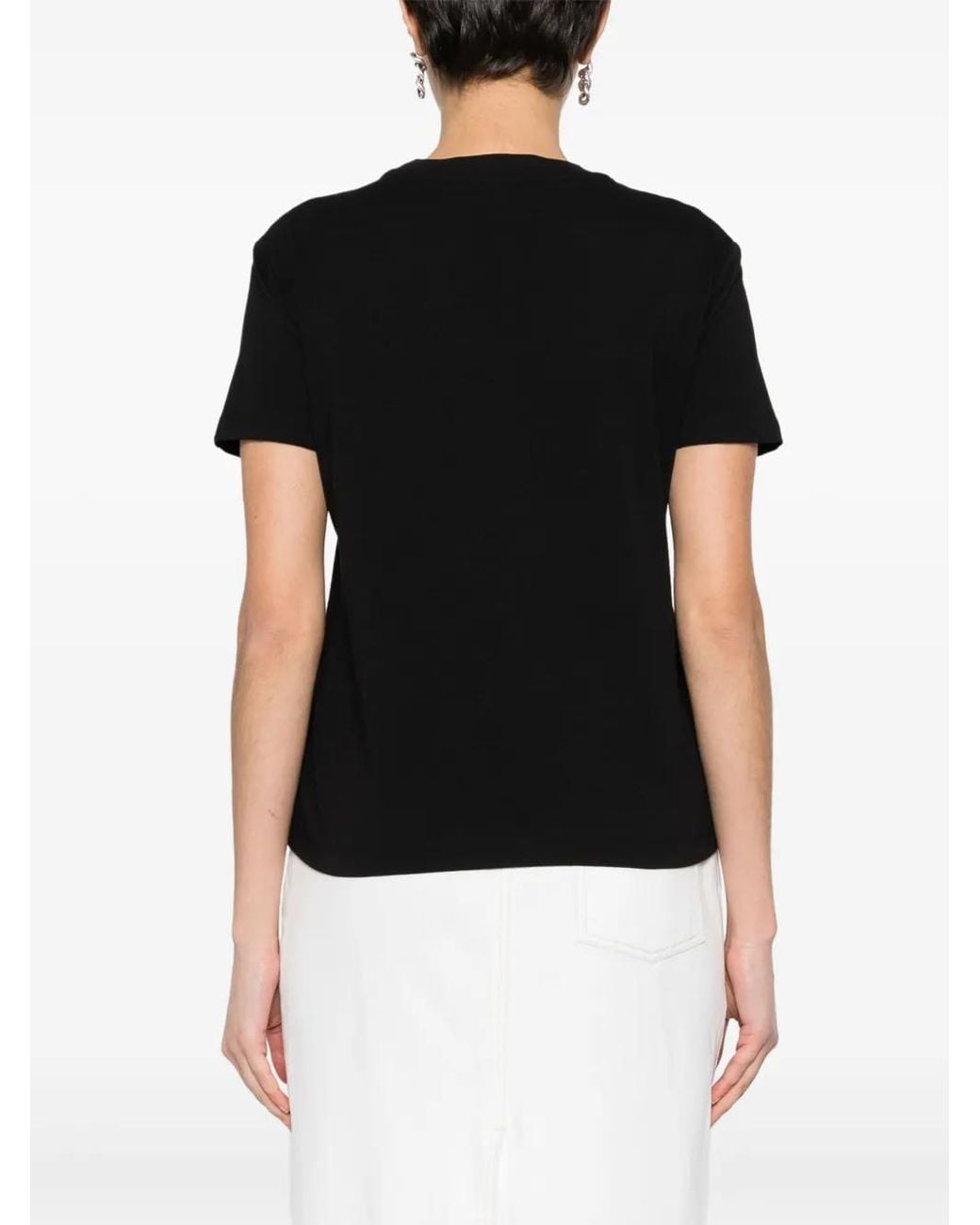 Just Cavalli Black T-shirts And Polos