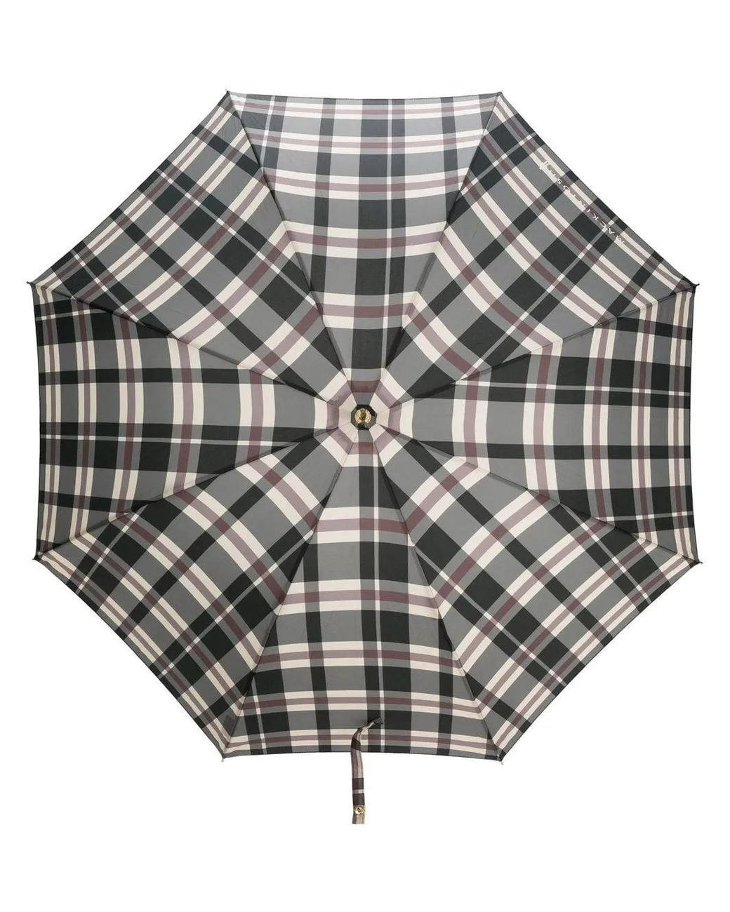 Mackintosh Gray Heriot Whangee Handle Umbrella