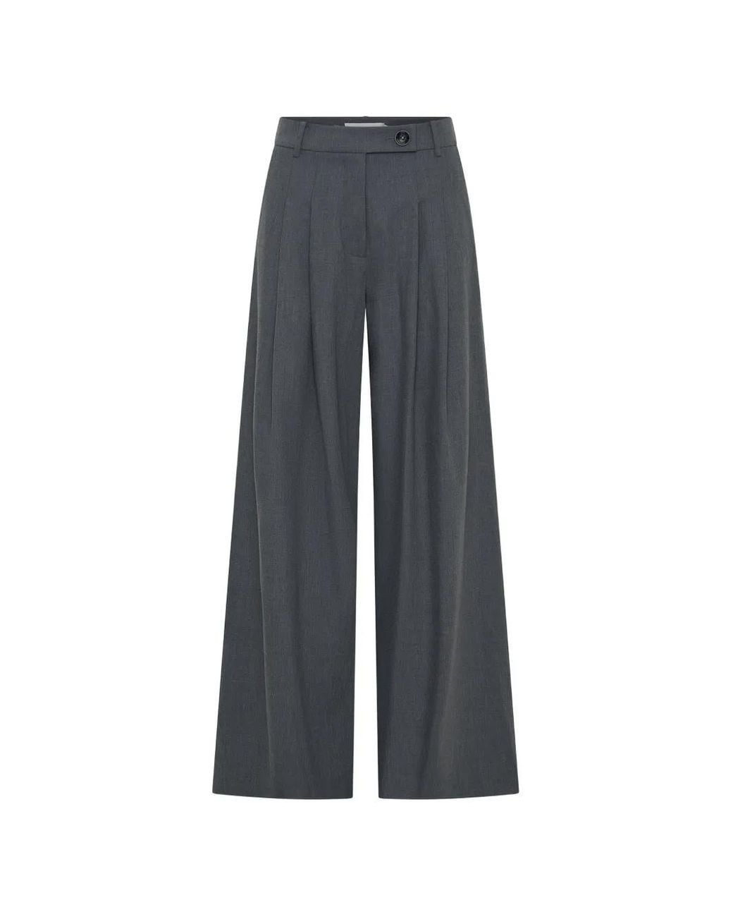 Anna Quan Blue Luka Pleated Trousers