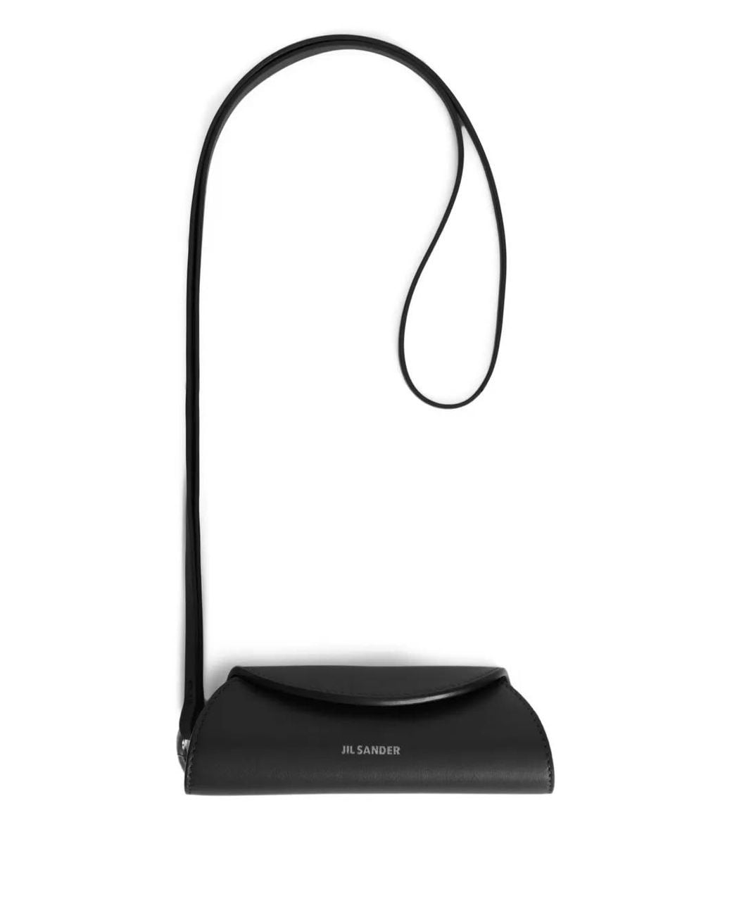 Jil Sander White Cannolo Key Ring for men