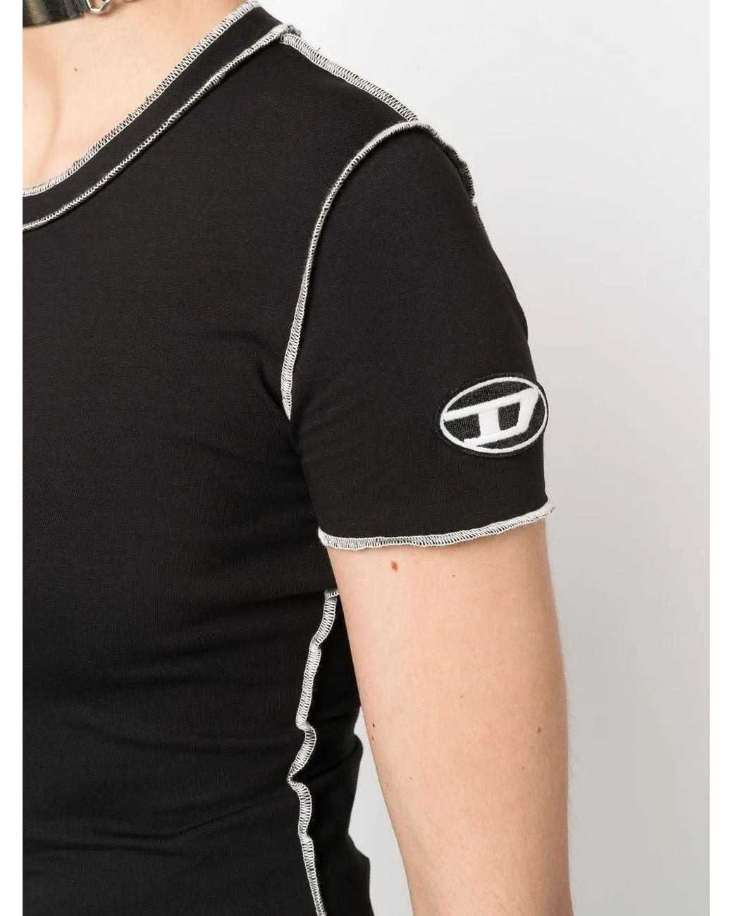 DIESEL Black Short Sleeve T-Shirt
