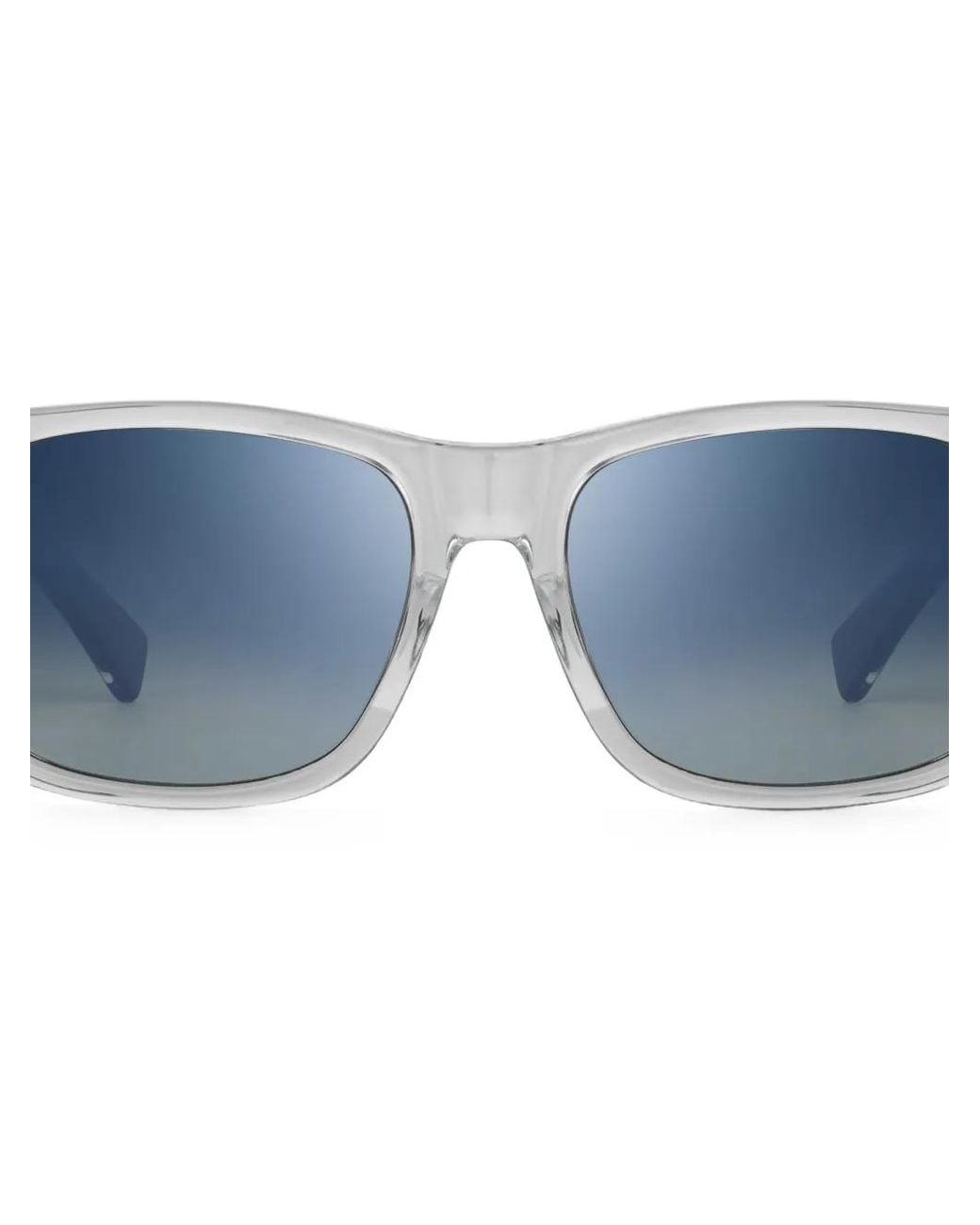 Bugatti Blue Rectangle-Frame Sunglasses for men