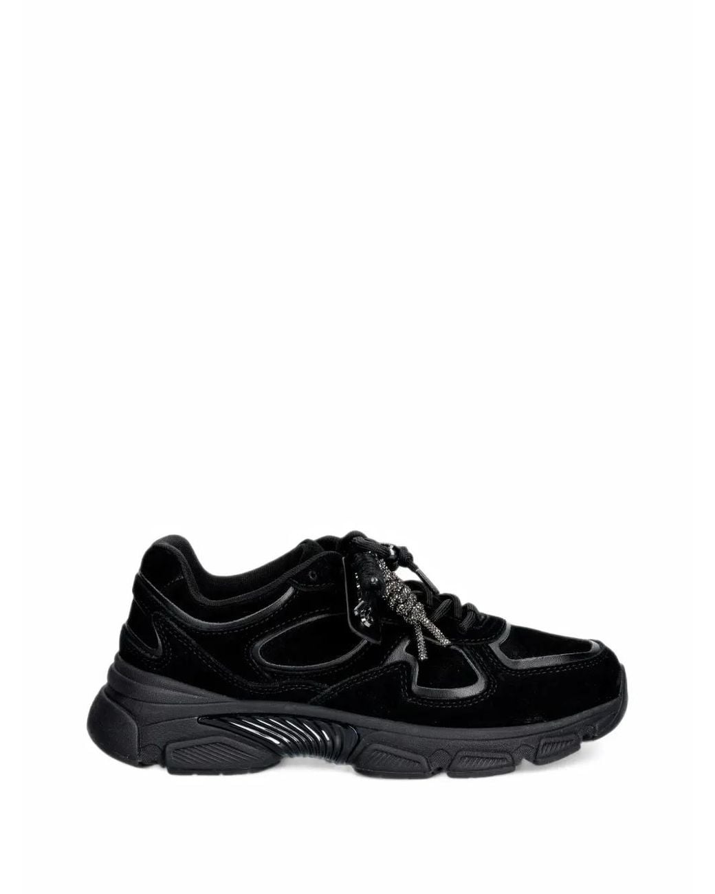 Guess Black Irrina Genuine Leather Sneakers
